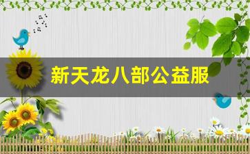 久久天龙：新天龙八部公益服(新天龙八部公益服发布网)