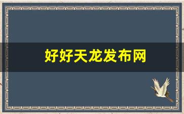 新开天龙八部私服网：好好天龙发布网(天龙网友) (2)